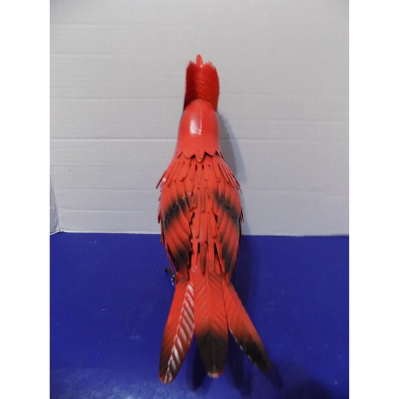 New Metal Red Cardinal Figurine Sculpture Christmas Decorations Birds - Picture 3 of 3